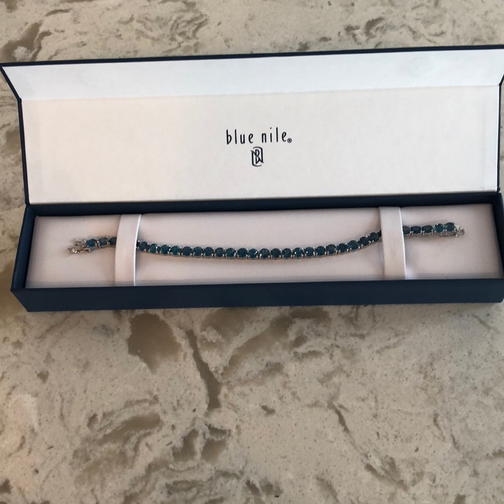 Blue topaz bracelet